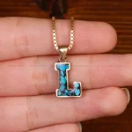 گردنبند فیروزه کوب زنانه کد 35305