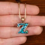 گردنبند فیروزه کوب زنانه کد 35311