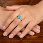 انگشتر فیروزه شجری زنانه کد 35331