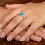 انگشتر فیروزه شجری زنانه کد 35351
