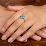 انگشتر فیروزه شجری زنانه کد 35361